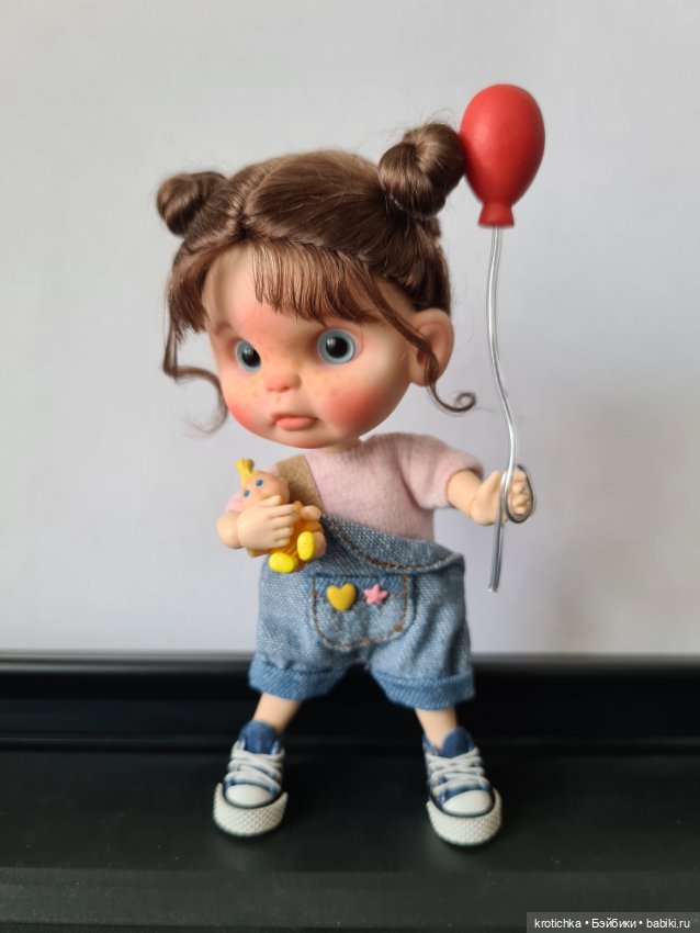 Малышка Алёнка родилась — Авторские шарнирные куклы своими руками: лепка (фото 3)