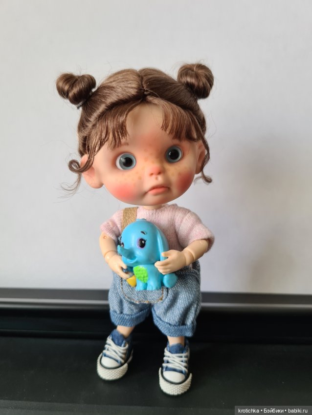 Малышка Алёнка родилась — Авторские шарнирные куклы своими руками: лепка (фото 4)