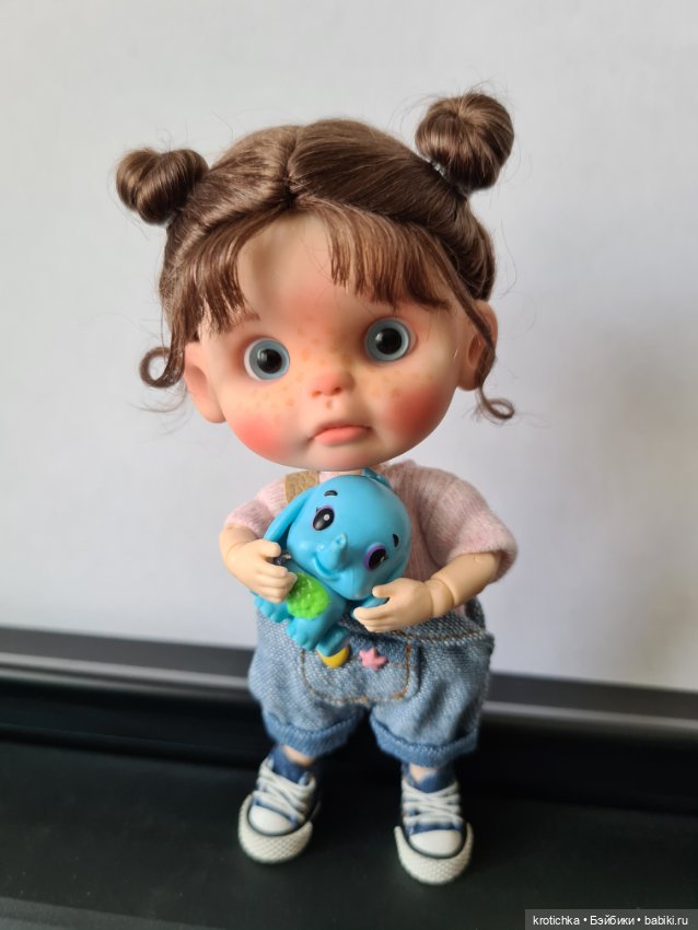 Малышка Алёнка родилась — Авторские шарнирные куклы своими руками: лепка (фото 5)