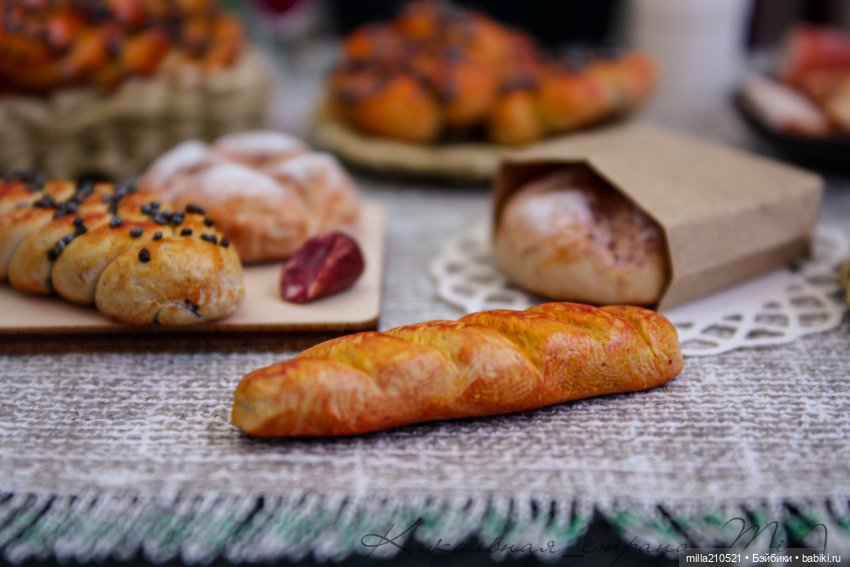 Хлеб- всему вкуснота — Кукольная миниатюра своими руками: еда