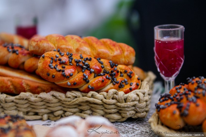 Хлеб- всему вкуснота — Кукольная миниатюра своими руками: еда