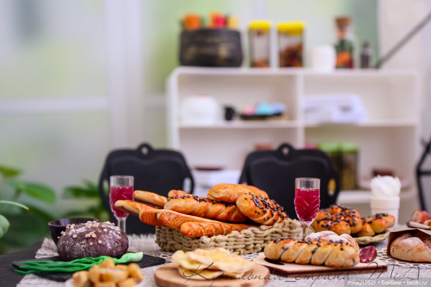 Хлеб- всему вкуснота — Кукольная миниатюра своими руками: еда