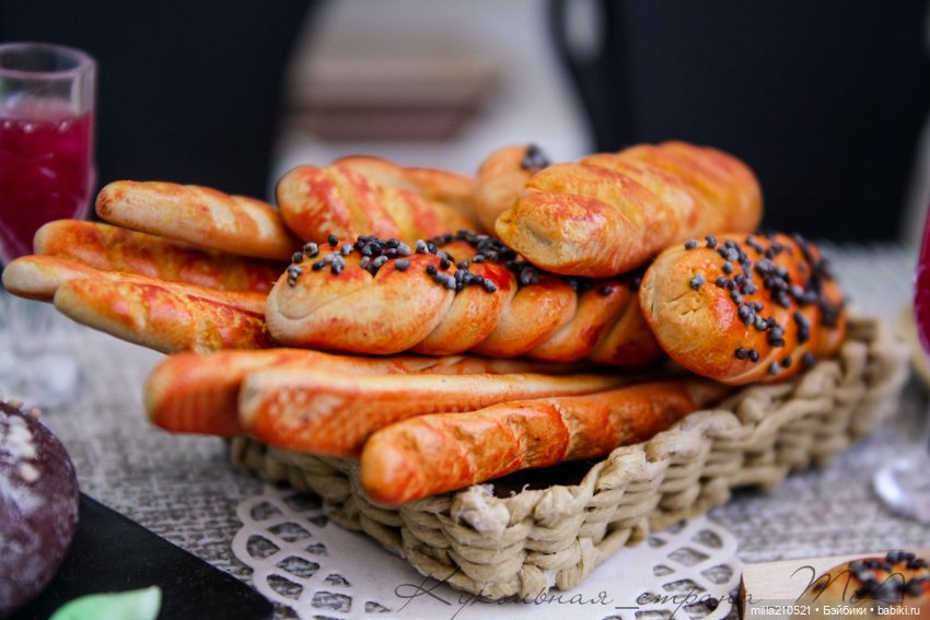 Хлеб- всему вкуснота — Кукольная миниатюра своими руками: еда (фото 7)