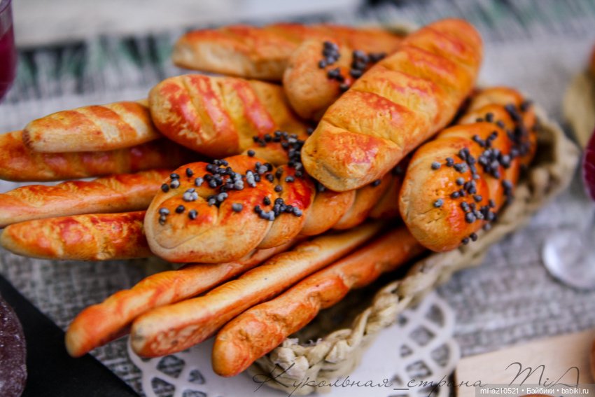 Хлеб- всему вкуснота — Кукольная миниатюра своими руками: еда (фото 10)