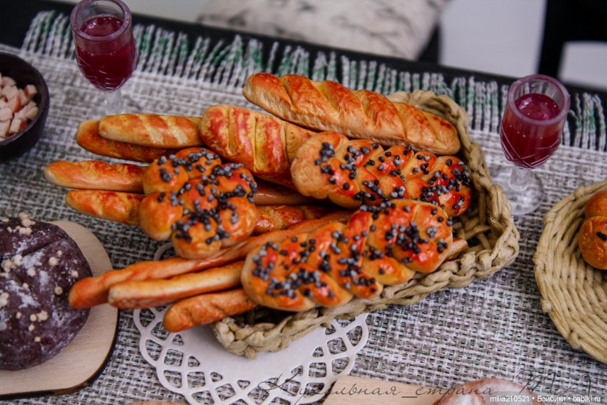 Хлеб- всему вкуснота — Кукольная миниатюра своими руками: еда