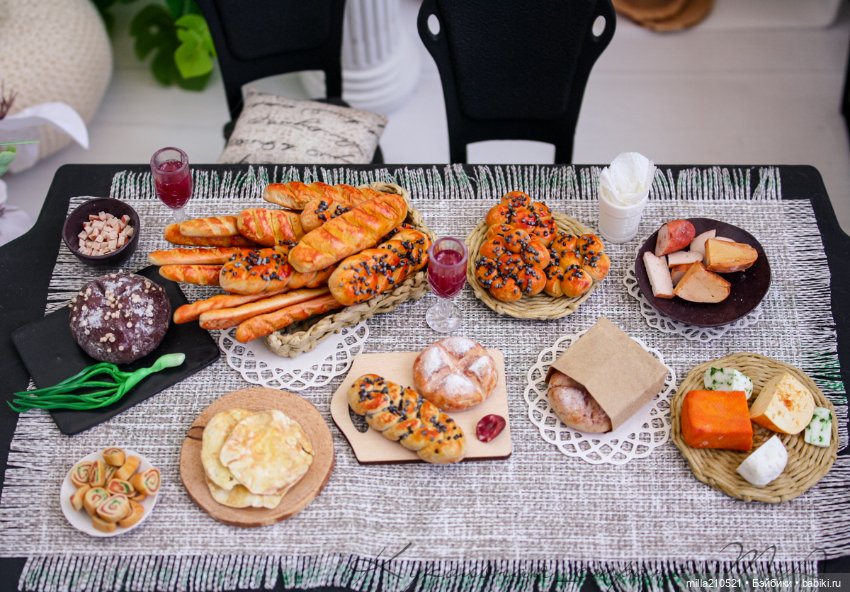 Хлеб- всему вкуснота — Кукольная миниатюра своими руками: еда