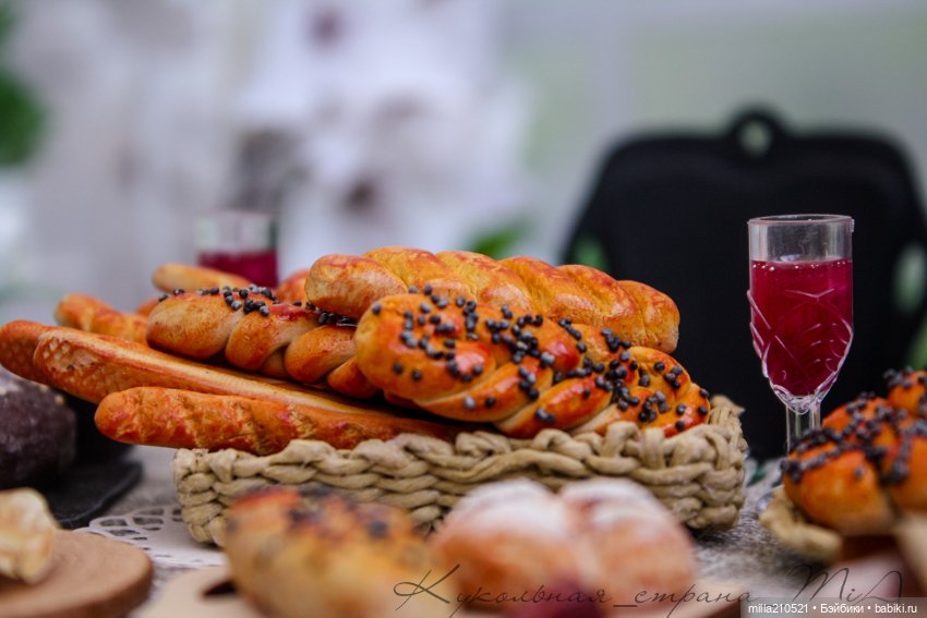 Хлеб- всему вкуснота — Кукольная миниатюра своими руками: еда