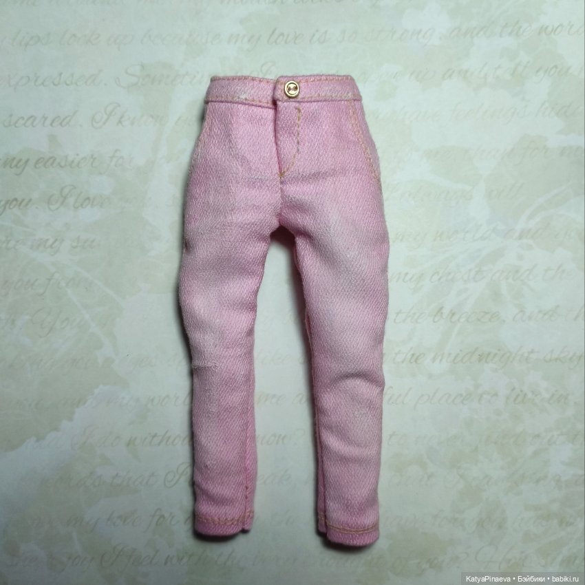 Джинсы, попытка 1 — Куклы Rainbow High (Рейнбоу Хай (фото 5)