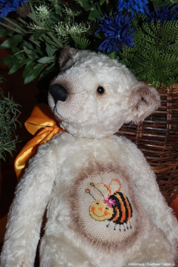 Мишка с пчелкой. Игрушки Глазуновой Анны (фото 6)