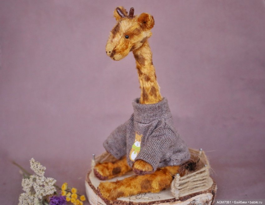 Жираф Самсон — Авторские мишки Тедди и друзья: фото (фото 5)