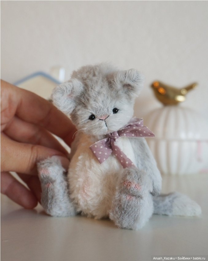 Котик Оливер 💜 — Авторские мишки Тедди и друзья: фото (фото 6)