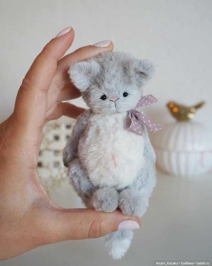 Котик Оливер 💜 — Авторские мишки Тедди и друзья: фото