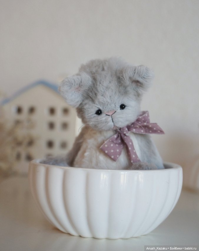 Котик Оливер 💜 — Авторские мишки Тедди и друзья: фото (фото 7)