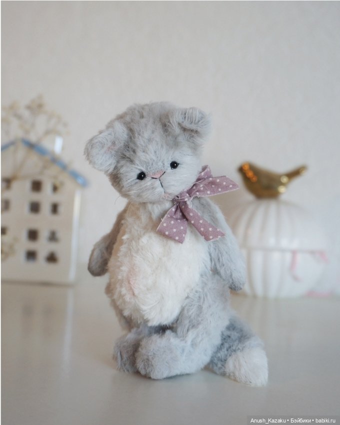 Котик Оливер 💜 — Авторские мишки Тедди и друзья: фото (фото 5)