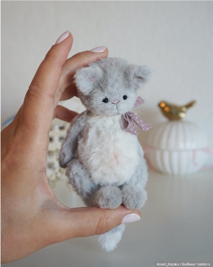 Котик Оливер 💜 — Авторские мишки Тедди и друзья: фото (фото 8)