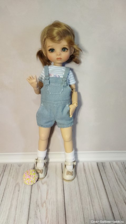 Варежка на теле 28см, часть 3