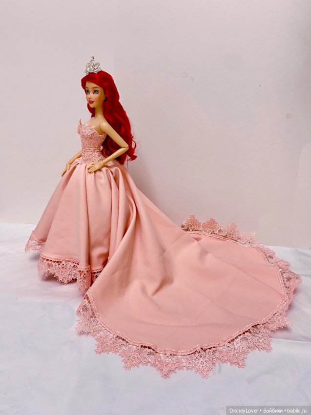 Мое платье для Ариэль — Одежда и обувь для кукол своими руками: фото (фото 9)