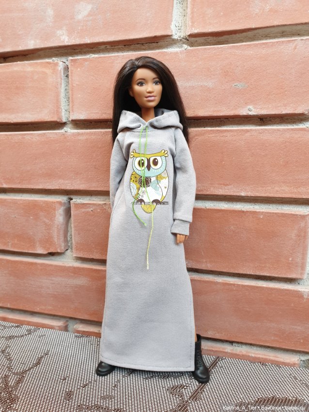 Кэролайн. Платье с совой — Одежда и обувь для кукол своими руками: фото (фото 4)