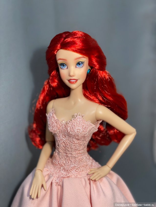 Мое платье для Ариэль — Одежда и обувь для кукол своими руками: фото (фото 5)