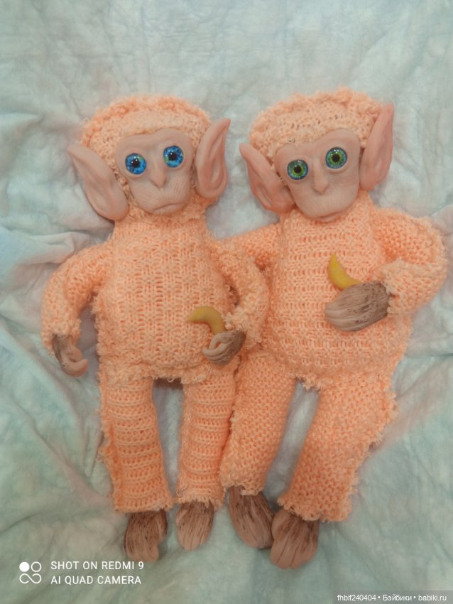 Авторские Обезьянки, ручная работа (фото 3)