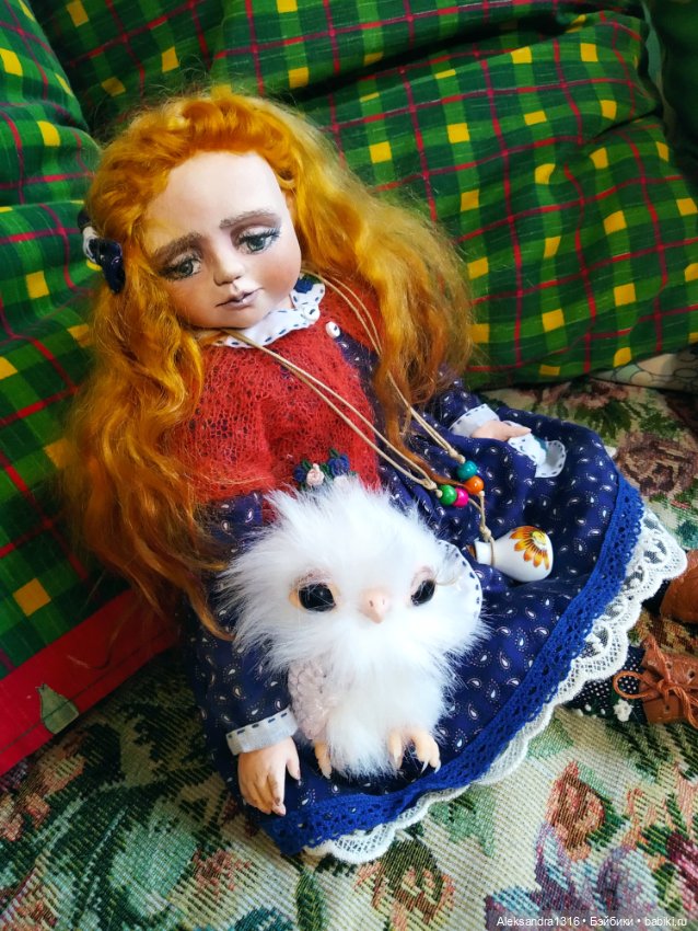 Луша и совы 🦉🌻🌾 — Домашние фото авторских кукол: личные коллекции (фото 6)