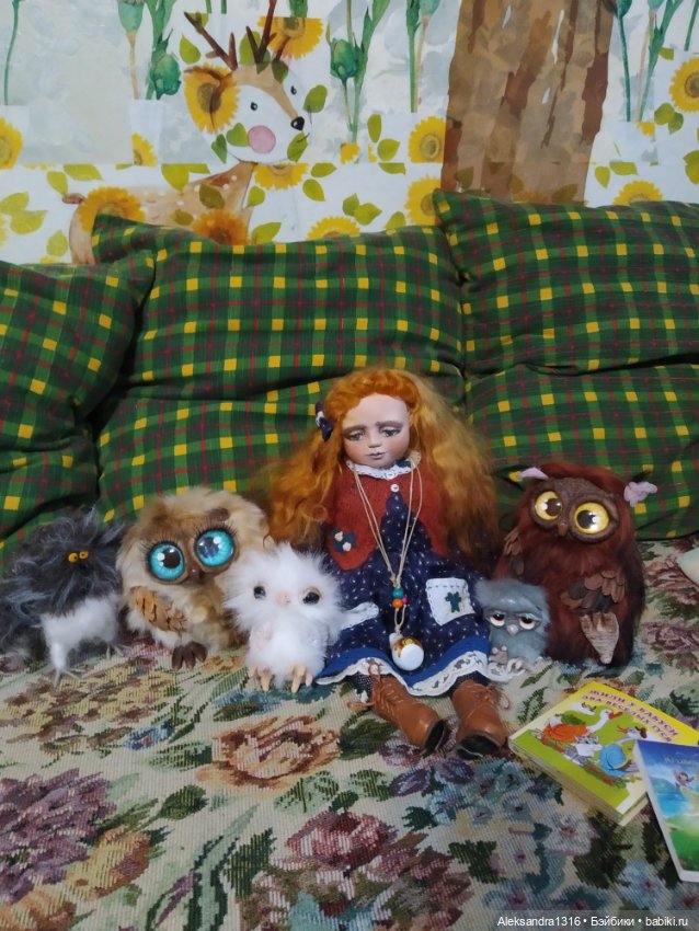 Луша и совы 🦉🌻🌾 — Домашние фото авторских кукол: личные коллекции (фото 5)