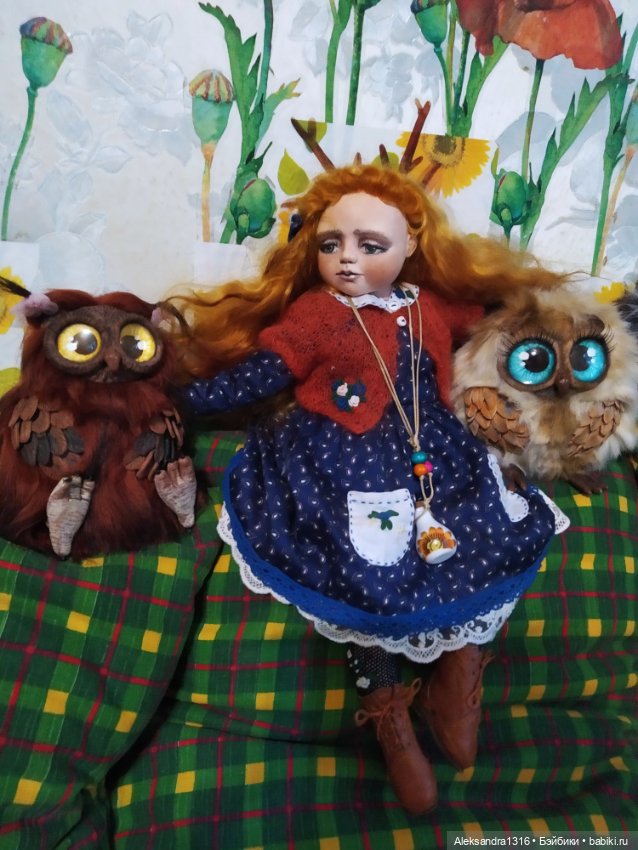 Луша и совы 🦉🌻🌾 — Домашние фото авторских кукол: личные коллекции (фото 10)