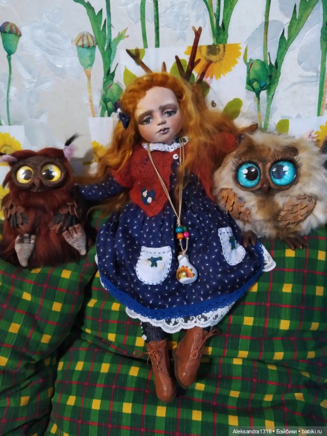 Луша и совы 🦉🌻🌾 — Домашние фото авторских кукол: личные коллекции (фото 8)