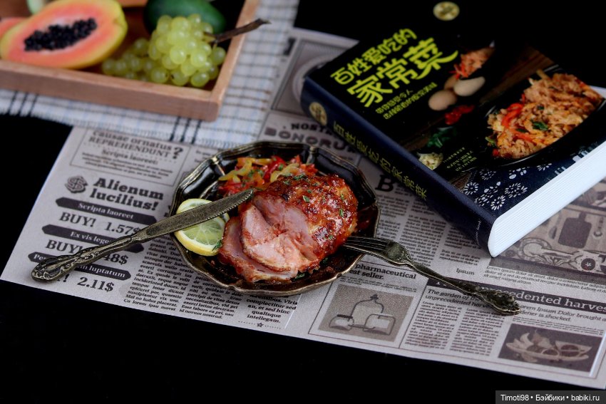 Аппетитная еда для кукол. Миниатюра (фото 5)