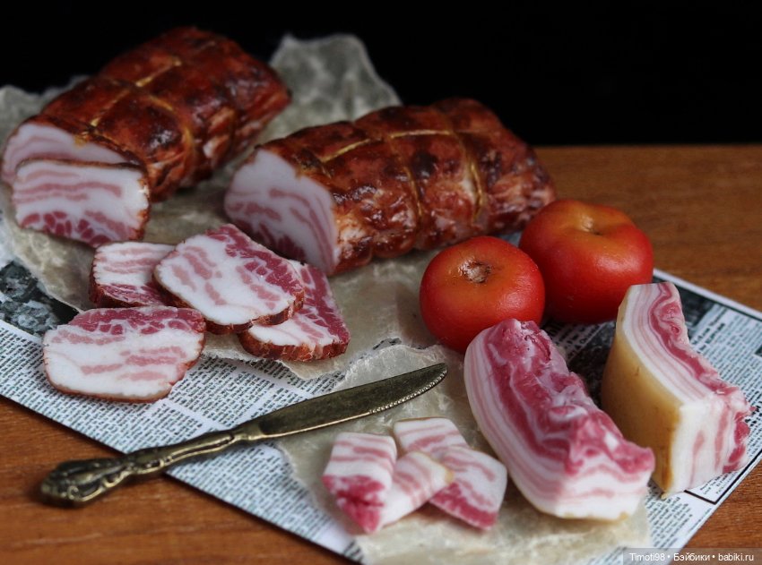 Аппетитная еда для кукол. Миниатюра