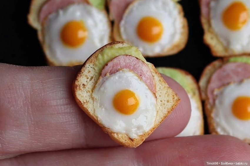 Аппетитная еда для кукол. Миниатюра