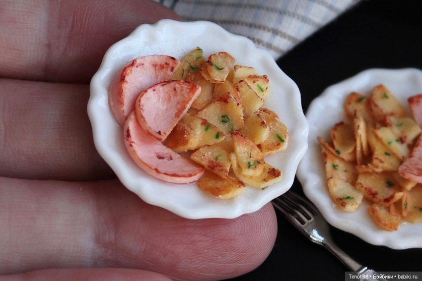 Аппетитная еда для кукол. Миниатюра (фото 2)