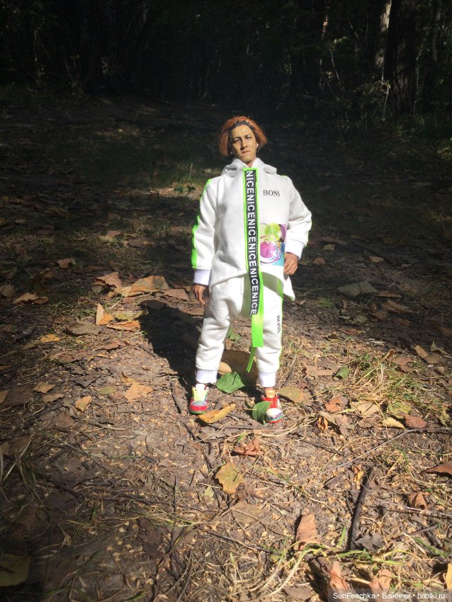 Матвей Сергеевич, ПинкЛау и Бебита: модный лук в лесу 🌲🌳🍃 (фото 10)