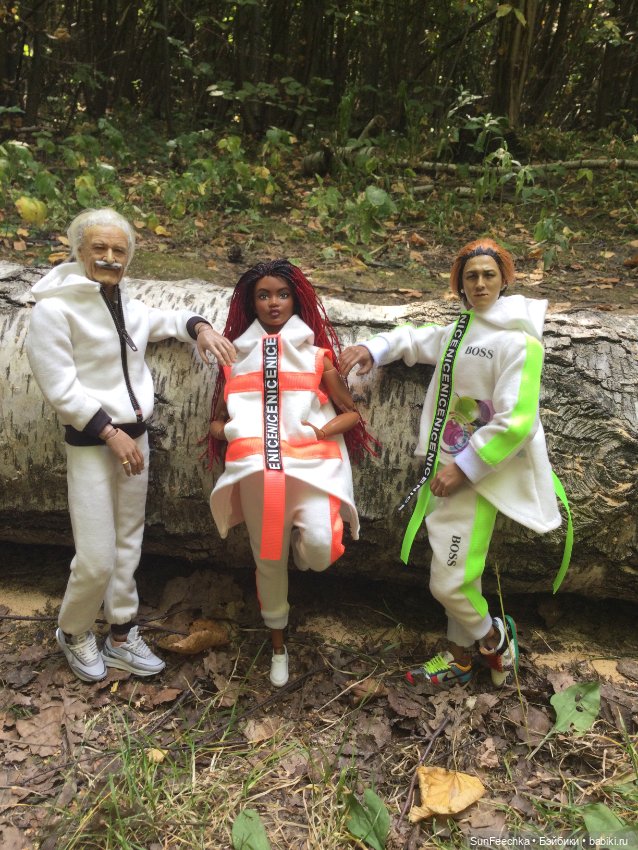 Матвей Сергеевич, ПинкЛау и Бебита: модный лук в лесу 🌲🌳🍃 (фото 8)