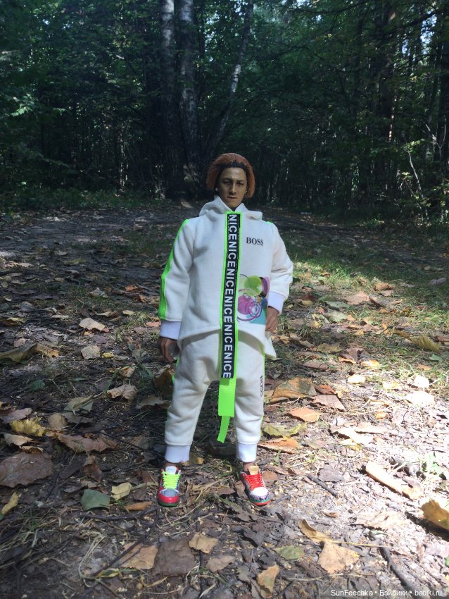 Матвей Сергеевич, ПинкЛау и Бебита: модный лук в лесу 🌲🌳🍃 (фото 9)