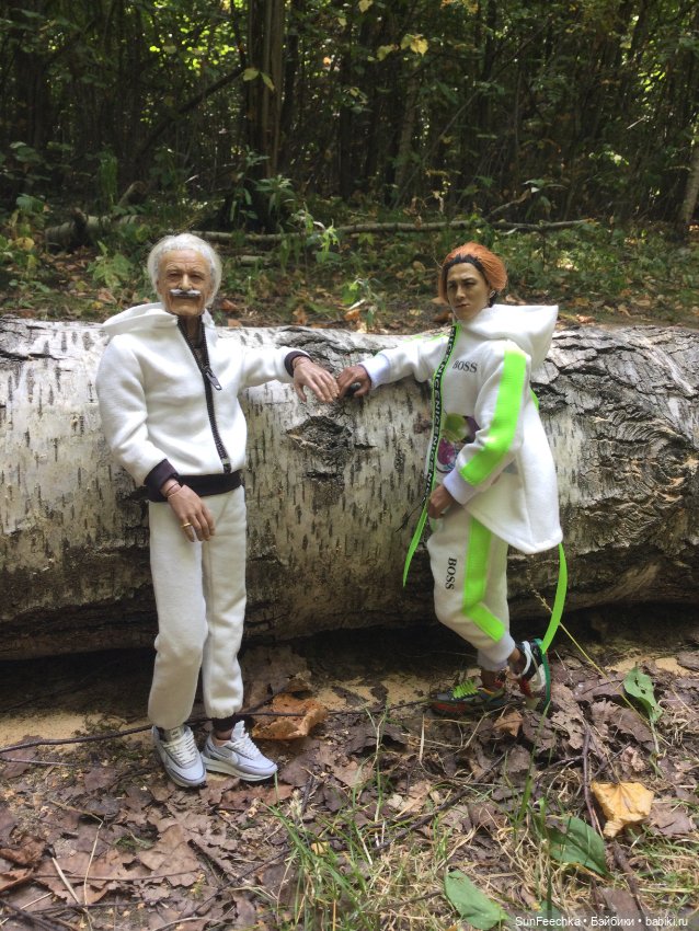Матвей Сергеевич, ПинкЛау и Бебита: модный лук в лесу 🌲🌳🍃 (фото 7)