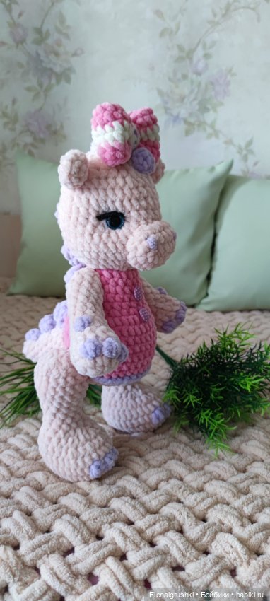 Парочка дракошек — Вязаные игрушки и амигуруми: крючком (фото 8)