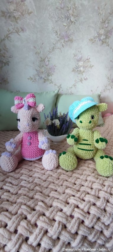 Парочка дракошек — Вязаные игрушки и амигуруми: крючком