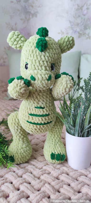Парочка дракошек — Вязаные игрушки и амигуруми: крючком (фото 9)
