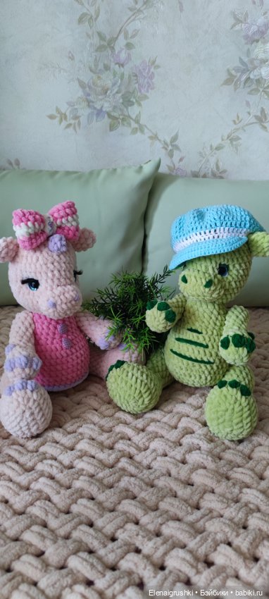 Парочка дракошек — Вязаные игрушки и амигуруми: крючком (фото 3)