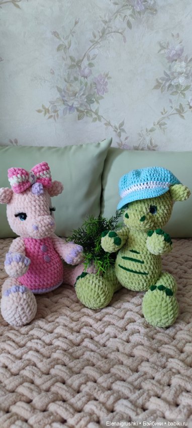 Парочка дракошек — Вязаные игрушки и амигуруми: крючком (фото 4)