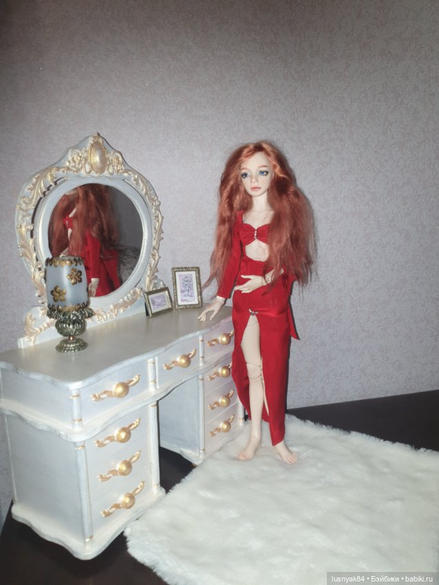 Красное платье (Тея) — Авторские куклы BJD (БЖД) у нас дома: фото (фото 4)