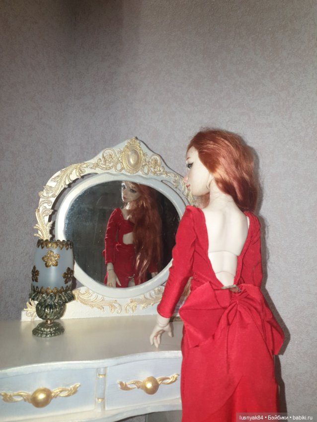 Красное платье (Тея) — Авторские куклы BJD (БЖД) у нас дома: фото