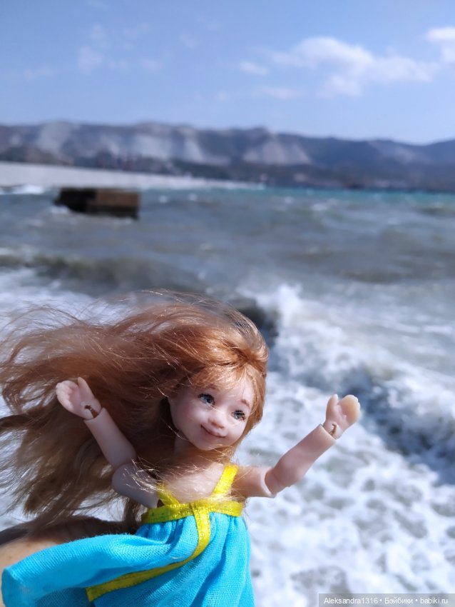Мила и море🌊 — Домашние фото авторских кукол: личные коллекции