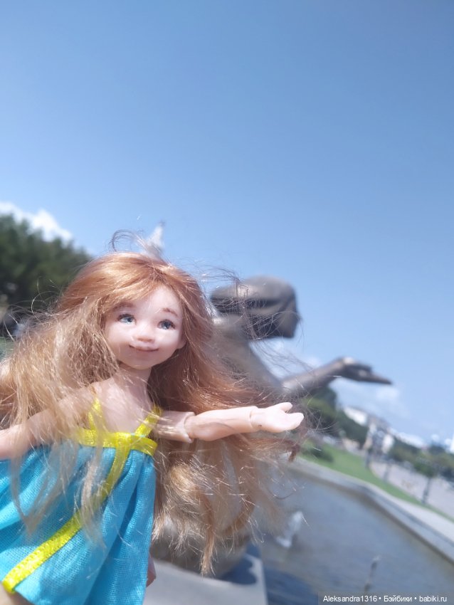 Мила и море🌊 — Домашние фото авторских кукол: личные коллекции