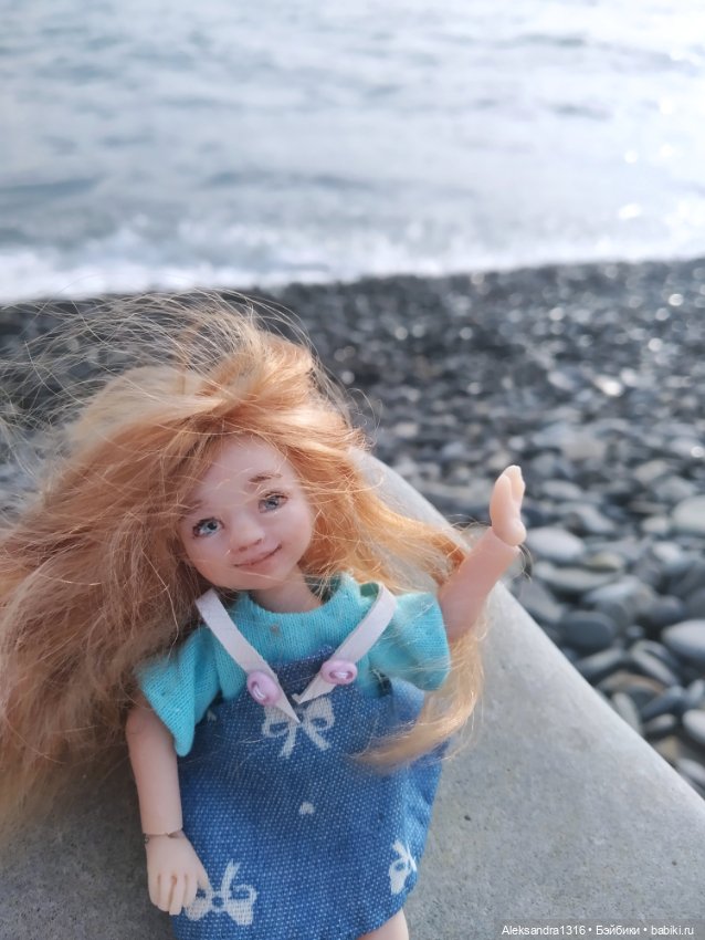 Мила и море🌊 — Домашние фото авторских кукол: личные коллекции