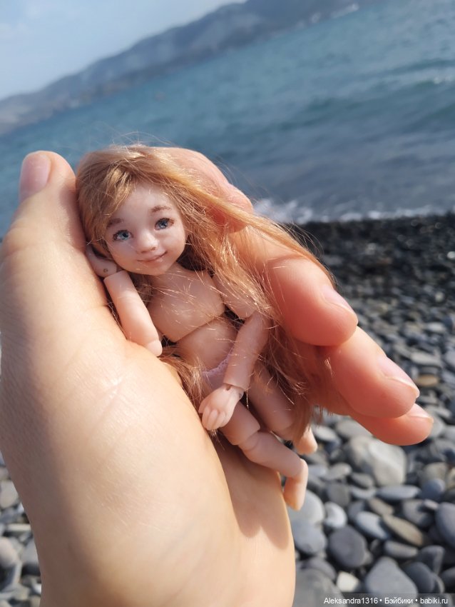 Мила и море🌊 — Домашние фото авторских кукол: личные коллекции (фото 10)