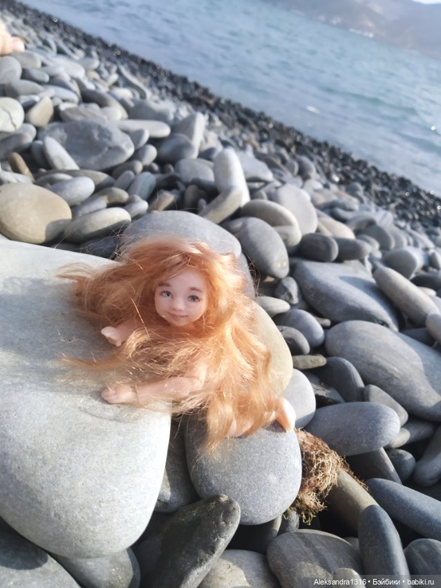 Мила и море🌊 — Домашние фото авторских кукол: личные коллекции