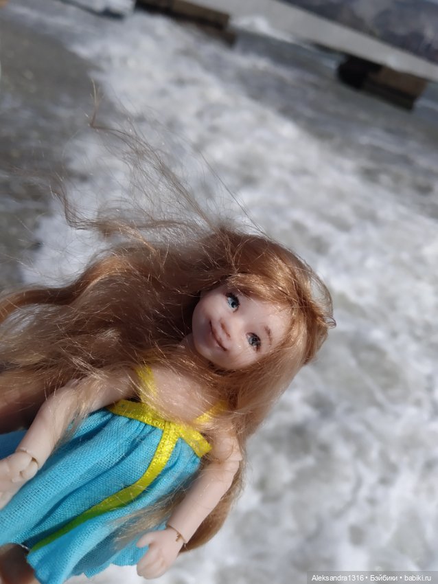 Мила и море🌊 — Домашние фото авторских кукол: личные коллекции