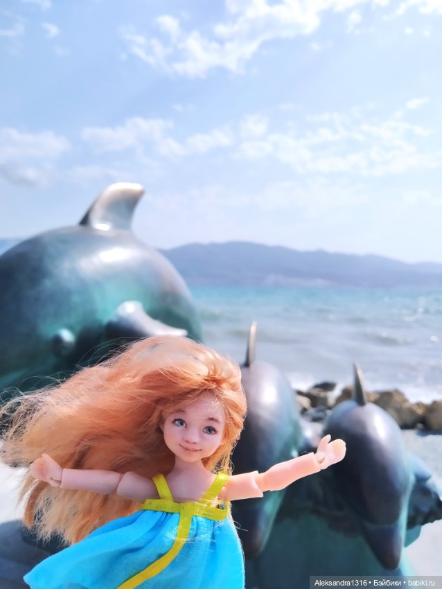 Мила и море🌊 — Домашние фото авторских кукол: личные коллекции